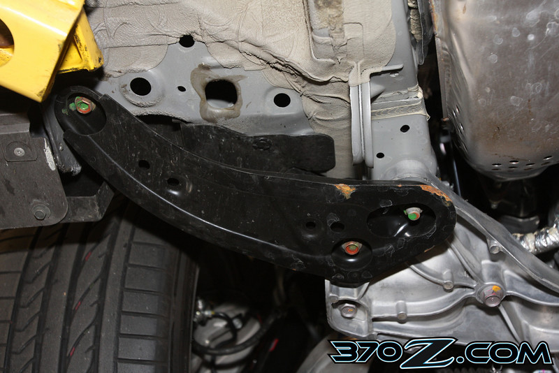370Z front subframe to chassis brace